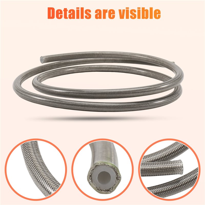 AB56-Motorcycle AN3 1M Braided - Brake Line Motorcycle ulasan dan harga