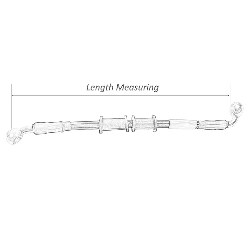 400mm-2400mm Brake Hose Hydrau - Brake Line Motorcycle ulasan dan harga